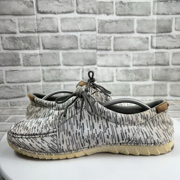 Twisted X Zero-X White & Grey Canvas Lace Up Casual Shoe Men Size 13 M - Picture 4 of 13